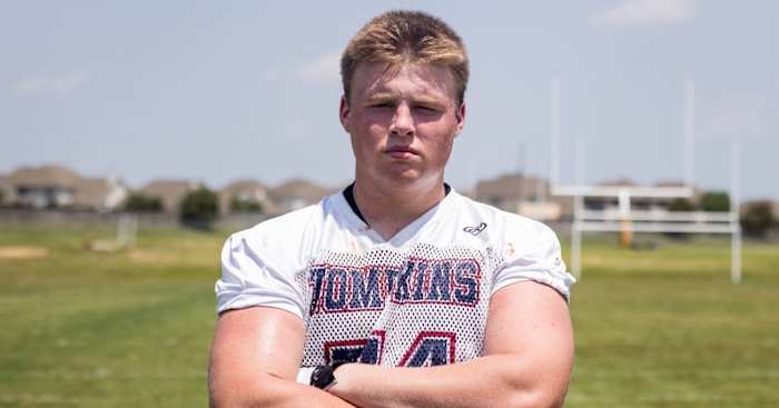 Texas A&M offensive lineman Ashton Funk